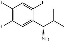 (1S)-2-METHYL-1-(2,4,5-TRIFLUOROPHENYL)PROPYLAMINE Struktur