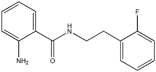 2-AMINO-N-[2-(2-FLUOROPHENYL)ETHYL]BENZAMIDE Struktur