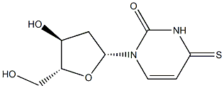 4-THIO-2'-DEOXYURIDINE, [3H]- Struktur