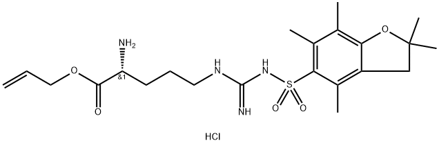 H-D-ARG(PBF)-ALLYL ESTER HCL Struktur