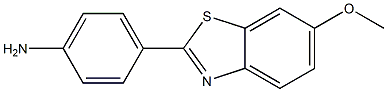 2-(4'-AMINOPHENYL)-6-METHOXYBENZOTHIAZOLE Struktur