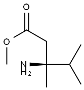 METHYL (3S)-3-AMINO-3,4-DIMETHYLPENTANOATE Struktur