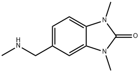 1,3-DIMETHYL-5-METHYLAMINOMETHYL-1,3-DIHYDRO-BENZOIMIDAZOL-2-ONE Struktur