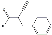 2-BENZYL-BUT-3-YNOIC ACID Struktur