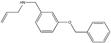 N-(3-(BENZYLOXY)BENZYL)PROP-2-EN-1-AMINE Struktur