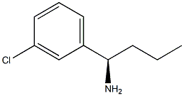 (1R)-1-(3-CHLOROPHENYL)BUTYLAMINE Struktur