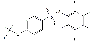 PENTAFLUOROPHENYL 4-TRIFLUOROMETHOXY-BENZENESULFONATE Struktur