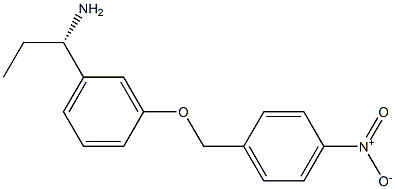 (1S)-1-(3-[(4-NITROPHENYL)METHOXY]PHENYL)PROPYLAMINE Struktur