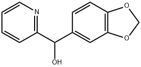 3,4-(METHYLENEDIOXY)PHENYL-(2-PYRIDYL)METHANOL Struktur