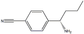 4-((1S)-1-AMINOBUTYL)BENZENECARBONITRILE Struktur