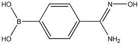 4-(N'-HYDROXYCARBAMIMIDOYL)BENZENEBORONIC ACID Struktur