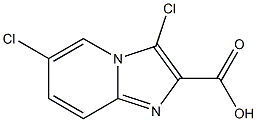 3,6-DICHLOROIMIDAZO[1,2-A]PYRIDINE-2-CARBOXYLIC ACID Struktur