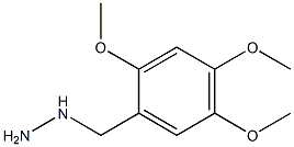 2,4,5-TRIMETHOXY-BENZYL-HYDRAZINE Struktur