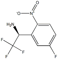 (1S)-2,2,2-TRIFLUORO-1-(5-FLUORO-2-NITROPHENYL)ETHYLAMINE Struktur