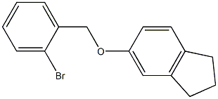 2-BROMOBENZYL-(5-INDANYL)ETHER Structure