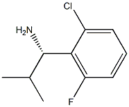 (1S)-1-(2-CHLORO-6-FLUOROPHENYL)-2-METHYLPROPYLAMINE Struktur