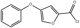 4-PHENOXY-2-FUROYL CHLORIDE Struktur