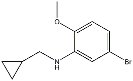 (1S)(5-BROMO-2-METHOXYPHENYL)CYCLOPROPYLMETHYLAMINE Struktur