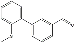 2'-(METHYLTHIO)-1,1'-BIPHENYL-3-CARBALDEHYDE Struktur