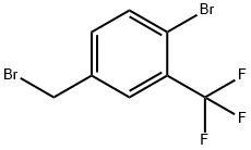 1-BROMO-4-BROMOMETHYL-2-TRIFLUOROMETHYL-BENZENE Struktur