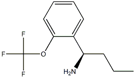 (1R)-1-[2-(TRIFLUOROMETHOXY)PHENYL]BUTYLAMINE Struktur