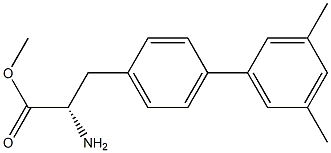 METHYL (2S)-2-AMINO-3-[4-(3,5-DIMETHYLPHENYL)PHENYL]PROPANOATE Struktur