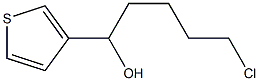 5-CHLORO-1-(3-THIENYL)-1-PENTANOL Struktur