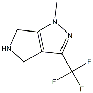 1,4,5,6-TETRAHYDRO-1-METHYL-3-(TRIFLUOROMETHYL)PYRROLO-[3,4-C]-PYRAZOLE Struktur