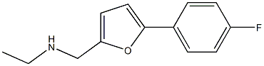 N-((5-(4-FLUOROPHENYL)-2-FURYL)METHYL)ETHANAMINE Struktur