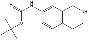 TERT-BUTYL 1,2,3,4-TETRAHYDROISOQUINOLIN-7-YLCARBAMATE Struktur