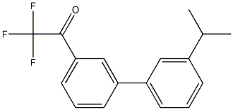 3'-(3-ISOPROPYLPHENYL)-2,2,2-TRIFLUOROACETOPHENONE Struktur