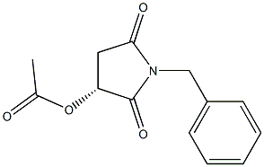 (R)-2-ACETOXY-N-BENZYLSUCCINIMIDE Struktur