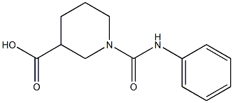 1-(ANILINOCARBONYL)PIPERIDINE-3-CARBOXYLIC ACID Struktur