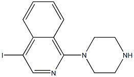 4-IODO-1-(PIPERAZIN-1-YL)ISOQUINOLINE Struktur