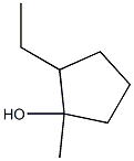 2-ETHYL-1-METHYLCYCLOPENTANOL Struktur