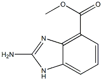 METHYL 2-AMINO-1H-BENZO[D]IMIDAZOLE-4-CARBOXYLATE Struktur