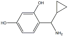 4-((1R)AMINOCYCLOPROPYLMETHYL)BENZENE-1,3-DIOL Struktur