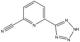 6-(2H-TETRAZOL-5-YL)PICOLINONITRILE Struktur