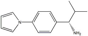 (1S)-2-METHYL-1-(4-PYRROLYLPHENYL)PROPYLAMINE Struktur