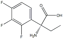 (2R)-2-AMINO-2-(2,3,4-TRIFLUOROPHENYL)BUTANOIC ACID Struktur