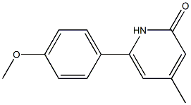 6-(4-METHOXYPHENYL)-4-METHYLPYRIDIN-2(1H)-ONE Struktur