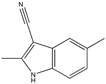 3-CYANO-2,5-DIMETHYLINDOLE Struktur