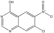 7-CHLORO-4-HYDROXY-6-NITROQUINAZOLINE Struktur