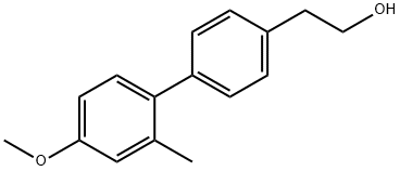 4-(4-METHOXY-2-METHYLPHENYL)PHENETHYL ALCOHOL Struktur