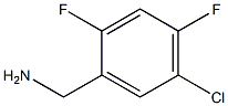 5-CHLORO-2,4-DIFLUOROBENZYL AMINE Struktur