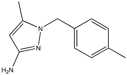 5-METHYL-1-(4-METHYLBENZYL)-1H-PYRAZOL-3-AMINE Struktur