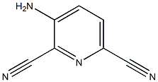 3-AMINOPYRIDINE-2,6-DICARBONITRILE Struktur