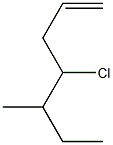 4-CHLORO-5-METHYL-1-HEPTENE Struktur