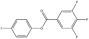 4-IODOPHENYL 3,4,5-TRIFLUOROBENZOATE Struktur