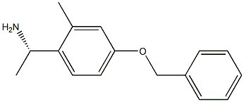 (1S)-1-[2-METHYL-4-(PHENYLMETHOXY)PHENYL]ETHYLAMINE Struktur